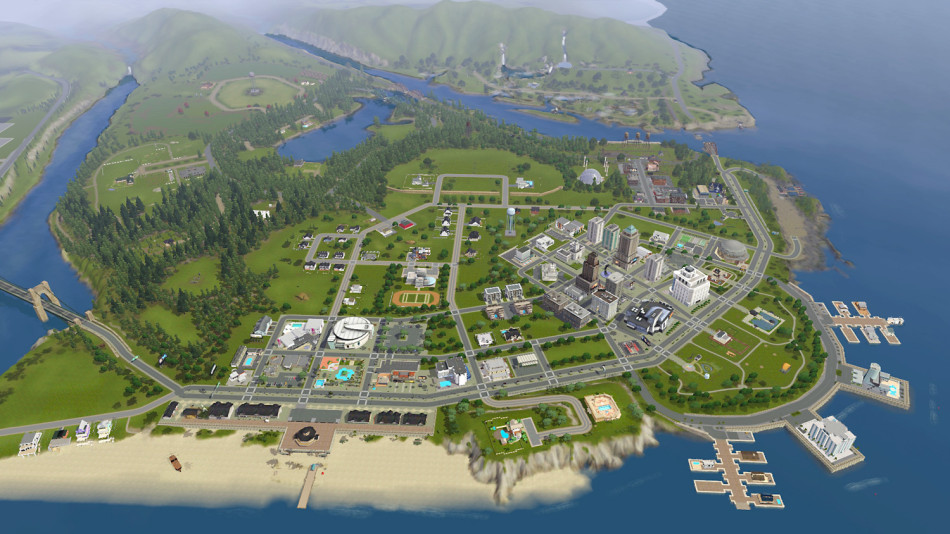 sims 3 custom towns
