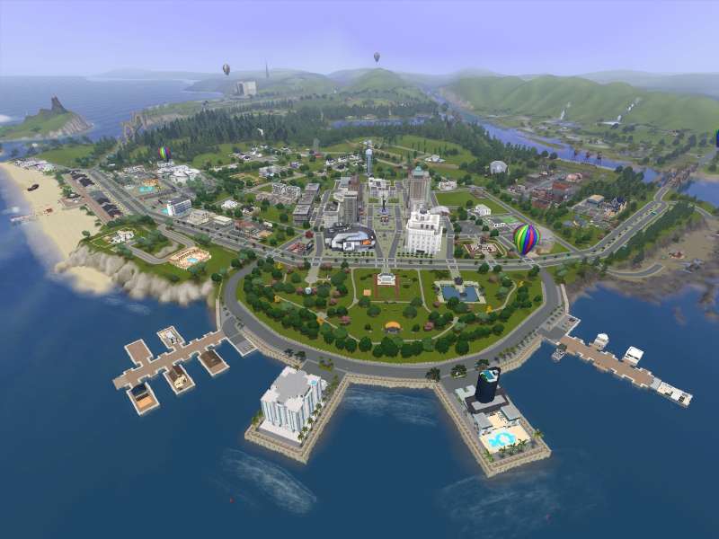 sims 3 custom towns